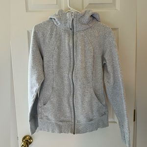 Lululemon Scuba Hoodie full zip jacket Gray Size 10